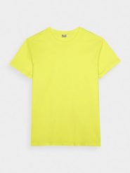 4F T-shirt regular z nadrukiem męski - zielony XXL. Zielone koszulki sportowe męskie 4f, m, bez wzorów, z bawełny, klasyczne, bez kołnierzyka. W wyprzedaży za 29.99 zł.