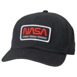 Czapka z daszkiem męska American Needle Hepcat NASA Cap. Czarne czapki i kapelusze męskie AMERICAN CLASSIC, bez wzorów, z bawełny, sportowe. Za 69.99 zł.