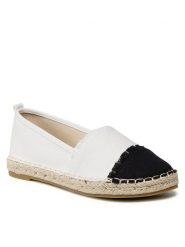 Jenny Fairy Espadryle WSS990-322 Biały. Białe espadryle damskie Jenny Fairy, bez wzorów, z materiału, bez obcasa, bez zapięcia. Za 79.99 zł.