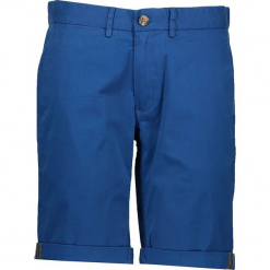 Spodnie chino - Slim fit - w kolorze niebieskim. Niebieskie szorty męskie marki Ben Sherman, z aplikacjami, z materiału. W wyprzedaży za 152.95 zł.