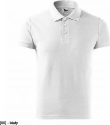 MALFINI Cotton Heavy 215 - ADLER - Koszulka polo męska, 220 g/m, 100% bawełna, - biały 3XL. Białe koszulki polo męskie Malfini, m, bez wzorów, z bawełny, bez ramiączek. Za 48.48 zł.
