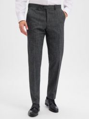 Finshley & Harding spodnie z modułowej kolekcji Mężczyźni Modern Fit szary, 98. Szare eleganckie spodnie męskie Finshley & Harding, m, bez wzorów. Za 349.95 zł.
