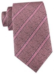 Krawat Męski - Angelo di Monti - Metaliczny Róż, Prążki. Czerwone krawaty i muchy Angelo di Monti, bez wzorów, z tkaniny, eleganckie. Za 45.00 zł.