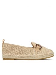 DeeZee Espadryle JSZ0325-1 Beżowy. Brązowe espadryle damskie DeeZee, bez wzorów, z tworzywa sztucznego, bez obcasa, bez zapięcia. Za 119.99 zł.