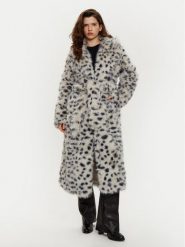 Bardot Futro 59775JB Szary Regular Fit. Szare płaszcze damskie Bardot, bez wzorów, z futra, bez kaptura. Za 849.99 zł.