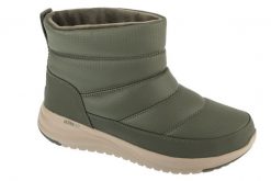 Buty zimowe damskie, On-The-Go Stellar - Alpine Adventure. Czarne obuwie sportowe damskie Skechers, bez wzorów, z materiału. Za 339.99 zł.