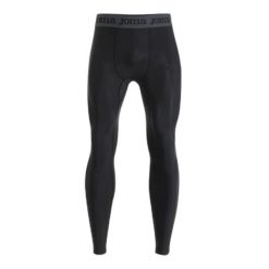 Legginsy Joma Core. Czarne legginsy sportowe męskie Joma, l, bez wzorów, z materiału, długie, na fitness i siłownię. Za 173.50 zł.