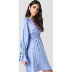Trendyol Sukienka z marszczoną talią - Blue. Sukienki damskie marki Trendyol. Za 60.95 zł.