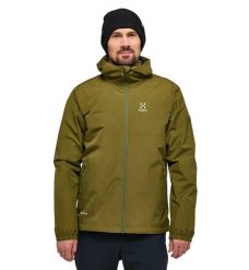 HAGLOFS Kurtka męska Kaise GTX Jacket Men olive green-M. Zielone kurtki męskie Haglöfs, l, bez wzorów, z gore-texu, bez kaptura. Za 1,147.95 zł.