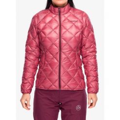 Kurtka puchowa damska La Sportiva Lumina 100 Down Jacket. Czerwone kurtki damskie La Sportiva, bez wzorów, z puchu, bez kaptura. Za 955.89 zł.