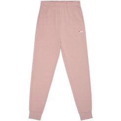 Spodnie damskie Fila Lucera. Czerwone spodnie materiałowe damskie Fila, bez wzorów, z bawełny. Za 164.99 zł.
