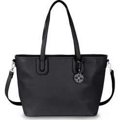 Torba shopper bonprix czarny. Czarne torebki shopper damskie bonprix, bez wzorów, bez dodatków. Za 99.99 zł.