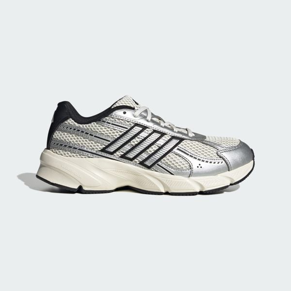 BUTY TECHNOCHAOS 2000. Białe obuwie sportowe damskie Adidas, bez wzorów, z gumy, do biegania. Za 369.00 zł.