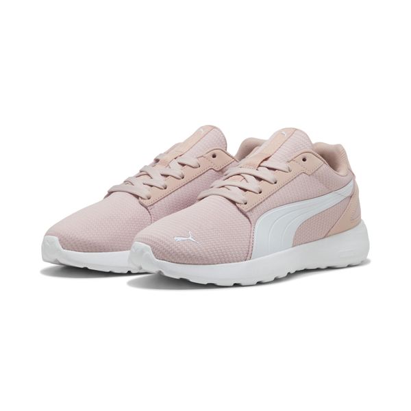 Damskie sneakersy SOFTRIDE Cosmic PUMA Rose Quartz White Pink. Białe obuwie sportowe damskie Puma, bez wzorów, z nubiku, trekkingowe. Za 290.00 zł.