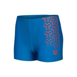 Kąpielówki chłopięce spodenki kąpielowe bokserki na basen Arena Kikko. Niebieskie szorty dla chłopców Arena, bez wzorów, sportowe. Za 59.99 zł.