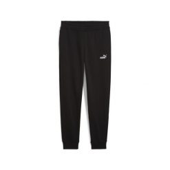 Damskie spodnie dresowe Essentials z małym logo No. 1 PUMA Black. Czarne spodnie dresowe damskie Puma, bez wzorów, z dresówki. Za 149.00 zł.