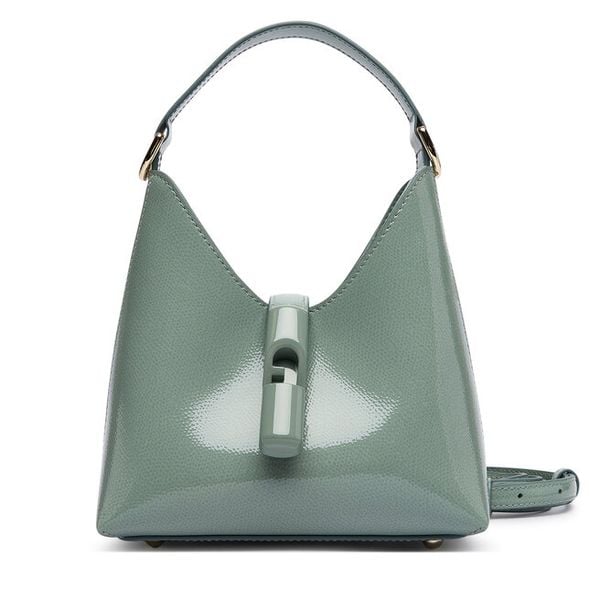 Torebka Furla. Niebieskie torebki do ręki damskie Furla, bez wzorów, klasyczne, bez dodatków. Za 1,059.00 zł.