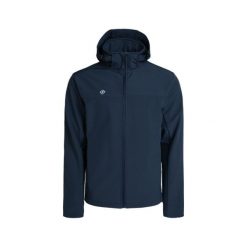 Kurtka męska typu softshell CASTER M z membraną AWPS, termiczna i wiatroszczelna. Niebieskie kurtki męskie IZAS, m, bez wzorów, z softshellu, trekkingowe. Za 326.04 zł.