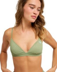 Trójkątny stanik bikini damski ROXY LOVE. Zielone bikini damskie Roxy, xl, bez wzorów. Za 169.99 zł.