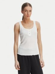 Triumph Top Mix & Match 10227215 Biały Regular Fit. Białe koszule nocne damskie Triumph, bez wzorów, z bawełny. Za 109.99 zł.