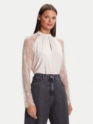 Vero Moda Bluzka Milla 10334620 Beżowy Loose Fit. Brązowe bluzki damskie Vero Moda, m, bez wzorów, z syntetyku, bez kołnierzyka, bez ramiączek. Za 129.99 zł.
