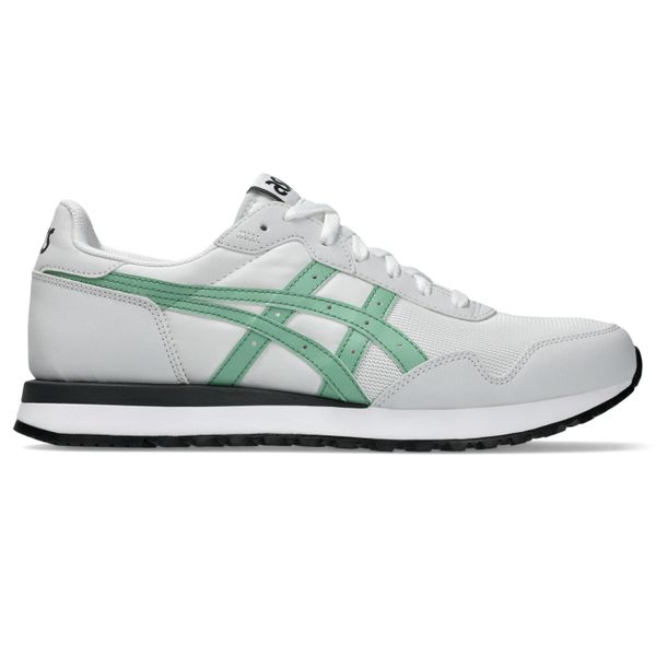 Sneakersy Asics Tiger Runner II. Białe obuwie sportowe damskie Asics, bez wzorów, do biegania, asics tiger. Za 361.50 zł.