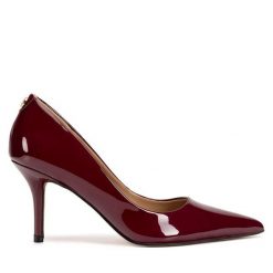 Szpilki Nine West. Czerwone szpilki damskie Nine West, bez wzorów, bez obcasa, bez zapięcia. Za 219.99 zł.