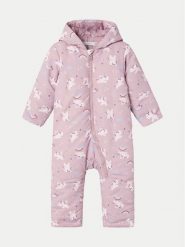 NAME IT Kombinezon zimowy 13232548 Różowy Regular Fit. Czerwone buty zimowe dziewczęce Name it, bez wzorów, z syntetyku, bez zapięcia. Za 199.99 zł.