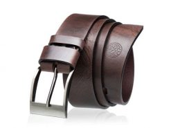 Skórzany pasek BETLEWSKI LIC40-0 brązowy 95. Brązowe paski damskie Betlewski, bez wzorów, ze skóry. Za 119.00 zł.