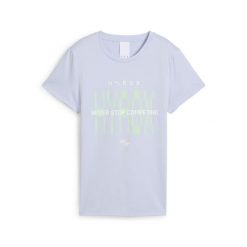 Damska koszulka PUMA x HYROX Train All Day PUMA Cool Weather Blue. Niebieskie koszulki sportowe damskie Puma, m, bez wzorów, bez kołnierzyka, bez ramiączek, na fitness i siłownię. W wyprzedaży za 142.40 zł.