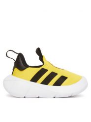 Adidas Sneakersy Smiley Monofit IH6311 Żółty. Żółte buty sportowe dziewczęce Adidas, bez wzorów, z materiału, bez zapięcia. Za 159.99 zł.