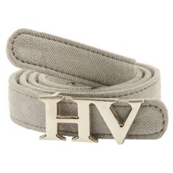 Pasek dla kobiet HV Polo Donna. Szare paski damskie HV POLO, bez wzorów, ze skóry, eleganckie. Za 149.50 zł.