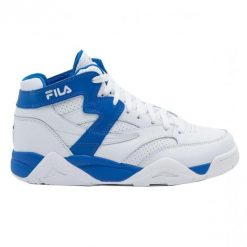 Buty do koszykówki męskie Fila M-Squad białe. Białe buty sportowe męskie Fila, z materiału, bez zapięcia, do koszykówki. Za 399.00 zł.