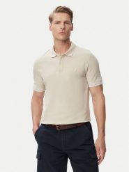 Guess Polo M6GP60 K3076 Beżowy jasny Regular Fit. Brązowe koszulki polo męskie Guess, m, z aplikacjami, z bawełny, bez ramiączek. Za 294.99 zł.