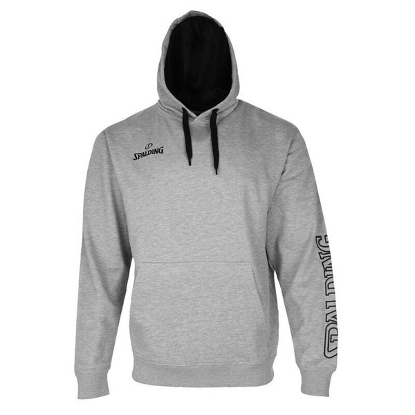 Bluza Spalding Team II. Szare bluzy męskie Spalding, m, bez wzorów, z bawełny, z kapturem. Za 262.00 zł.