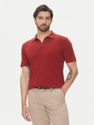 Marc O'Polo Polo 523 2091 53026 Czerwony Regular Fit. Czerwone koszulki polo męskie Marc O'Polo, m, bez wzorów, z bawełny, bez ramiączek. Za 199.99 zł.