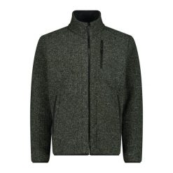 Bluza męska turystyczna CMP 32M1827. Zielone bluzy męskie CMP, m, bez wzorów, z polaru, bez kaptura. Za 644.30 zł.