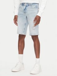 Tommy Jeans Szorty jeansowe Ronnie DM0DM21300 Niebieski Regular Fit. Niebieskie szorty męskie Tommy Jeans, m, bez wzorów, z bawełny. Za 229.99 zł.