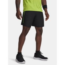 Spodenki Męskie Under Armour Treningowe Szybkoschnące Tech Wordmark. Czarne buty sportowe męskie Under Armour, m, bez wzorów, na fitness i siłownię. W wyprzedaży za 95.37 zł.