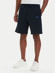 HUGO Szorty sportowe Nasensio 50522364 Granatowy Regular Fit. Niebieskie krótkie spodenki sportowe męskie Hugo, m, bez wzorów, z bawełny. Za 349.99 zł.