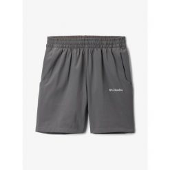 Spodenki chłopięce Columbia Columbia Hike II Short. Szare szorty dla chłopców Columbia, bez wzorów, sportowe. Za 131.99 zł.