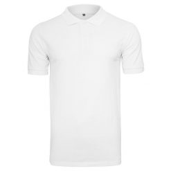 Męska Koszulka Polo Pique. Czarne koszulki polo męskie BUILD YOUR BRAND, l, bez wzorów, bez ramiączek. Za 73.99 zł.