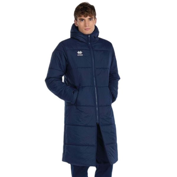 Płaszcz Errea Coach Hydro-Stop. Niebieskie płaszcze męskie ERREA, m, bez wzorów, z nylonu, klasyczne, bez kaptura. Za 448.99 zł.