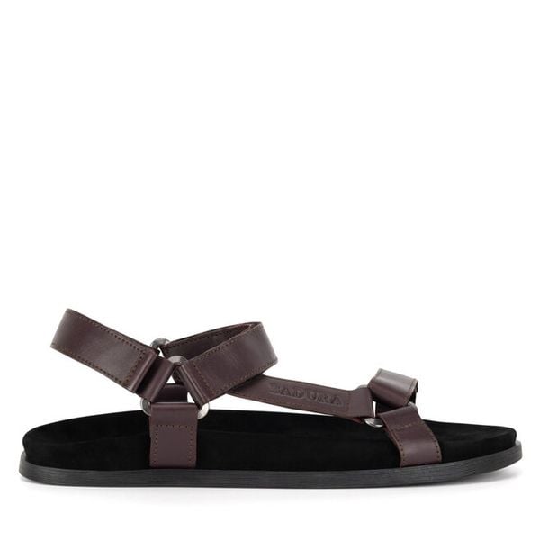 Sandały Badura. Czerwone sandały męskie Badura, bez zapięcia. Za 159.99 zł.
