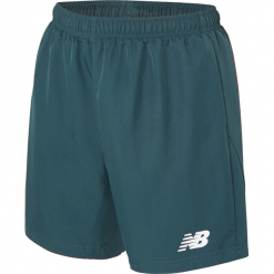 Spodenki treningowe Woven Short - MS630041TNO. Krótkie spodenki sportowe męskie marki New Balance. W wyprzedaży za 89.99 zł.