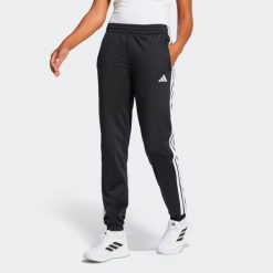 Spodnie damskie ADIDAS Gym & Pilates. Spodnie sportowe damskie Adidas, l, bez wzorów, z materiału, na fitness i siłownię. Za 119.99 zł.