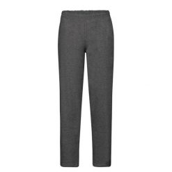 Męskie Klasyczne Spodnie Do Biegania Z Otwartym Dołem. Szare spodnie sportowe męskie Fruit of the Loom, na lato, m, bez wzorów, do biegania. Za 72.99 zł.