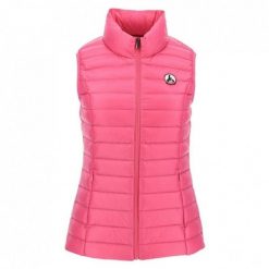 JOTT SEDA Rose. Czerwone kurtki sportowe damskie jott, bez wzorów, z tkaniny, bez kaptura, trekkingowe. Za 319.99 zł.