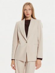 Maryley Marynarka 24IB187/M05 Écru Regular Fit. Żakiety damskie Maryley, m, bez wzorów, z syntetyku. Za 239.99 zł.