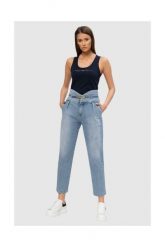 PINKO Niebieskie jeansy damskie z wysokim stanem, Rozmiar 27. Niebieskie jeansy damskie Pinko, z podwyższonym stanem. W wyprzedaży za 570.99 zł.
